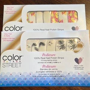 New in package- Set of 2 Color Street nail strips